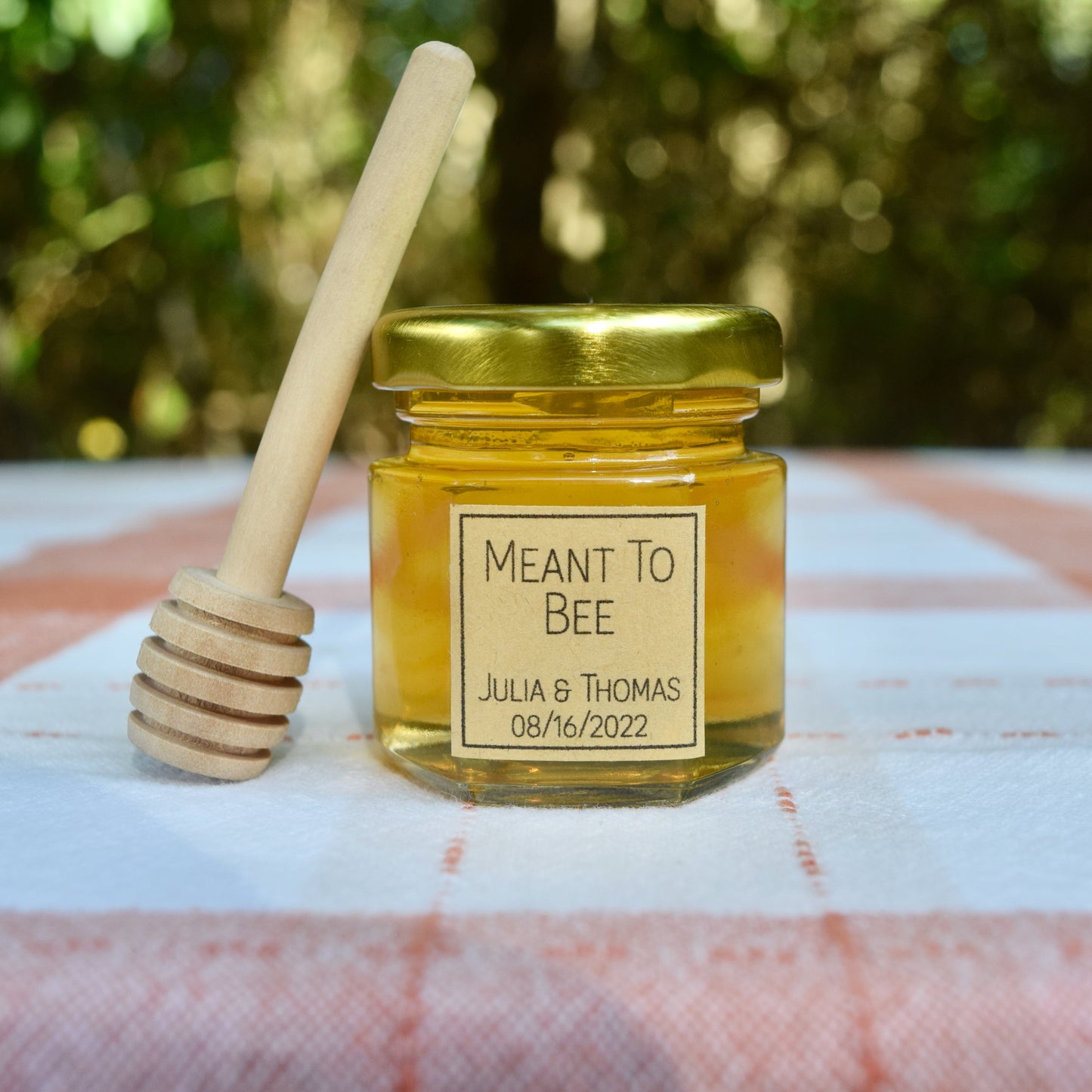 Square Label Honey Favor