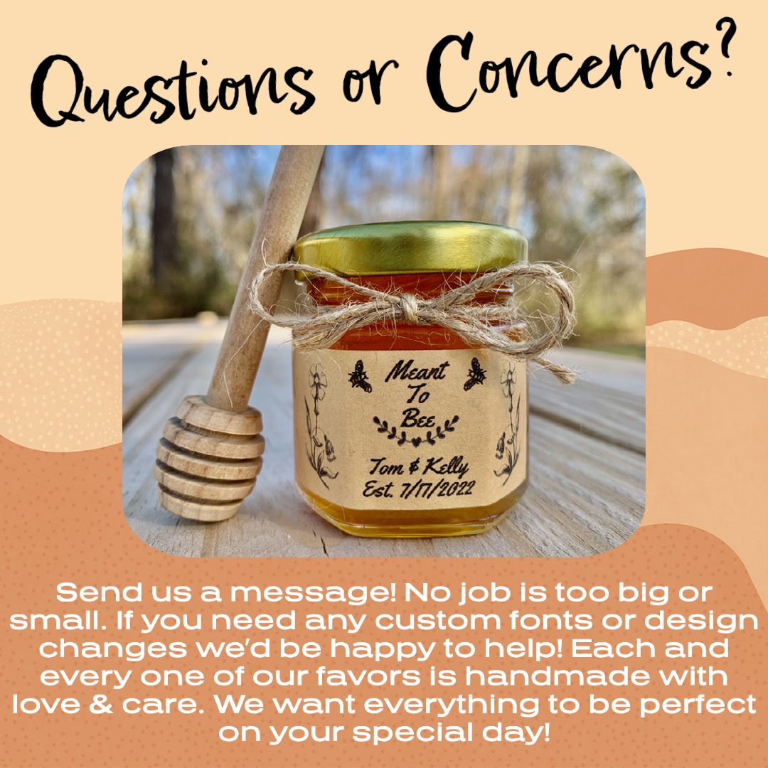 Flower Pot Honey Favor