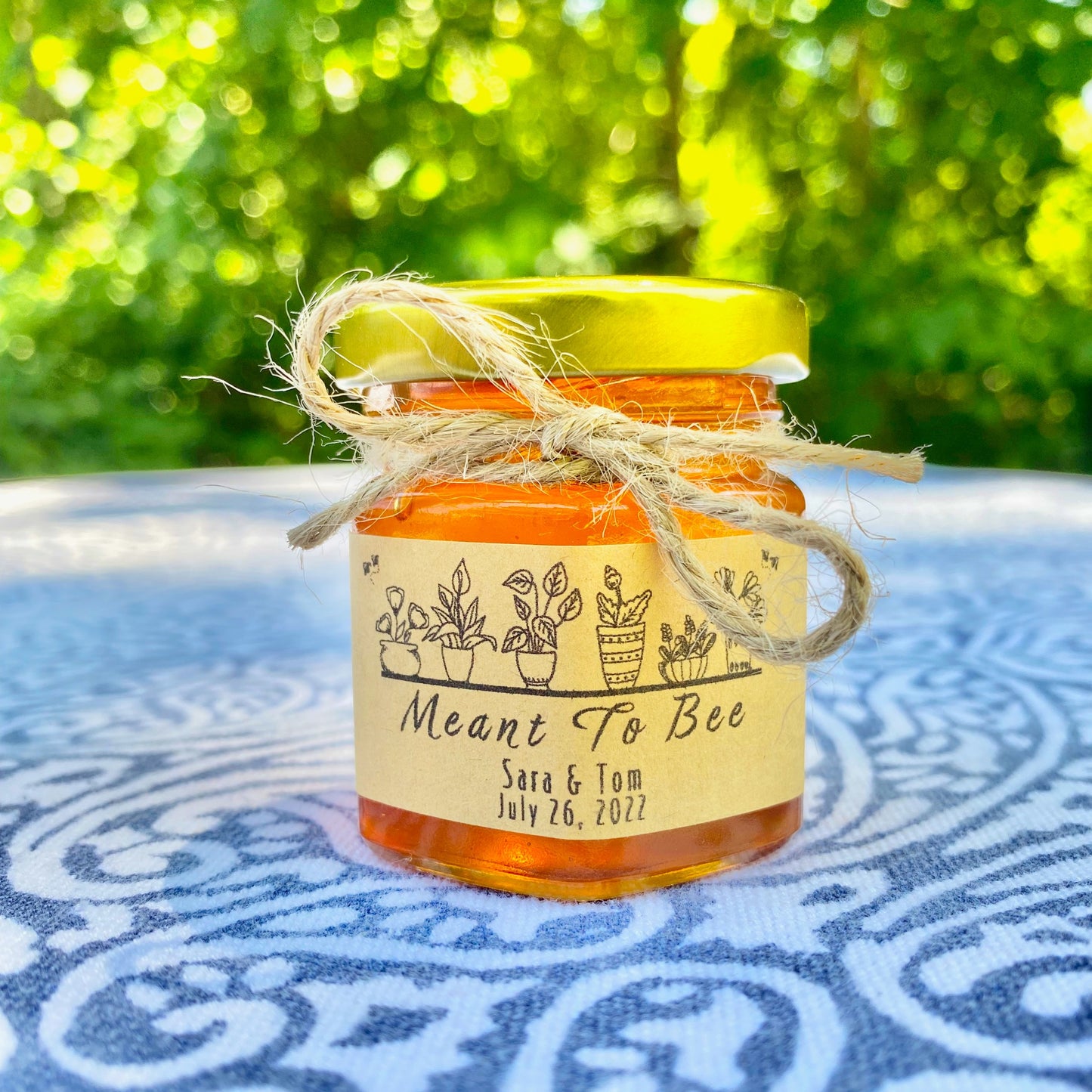 Flower Pot Honey Favor