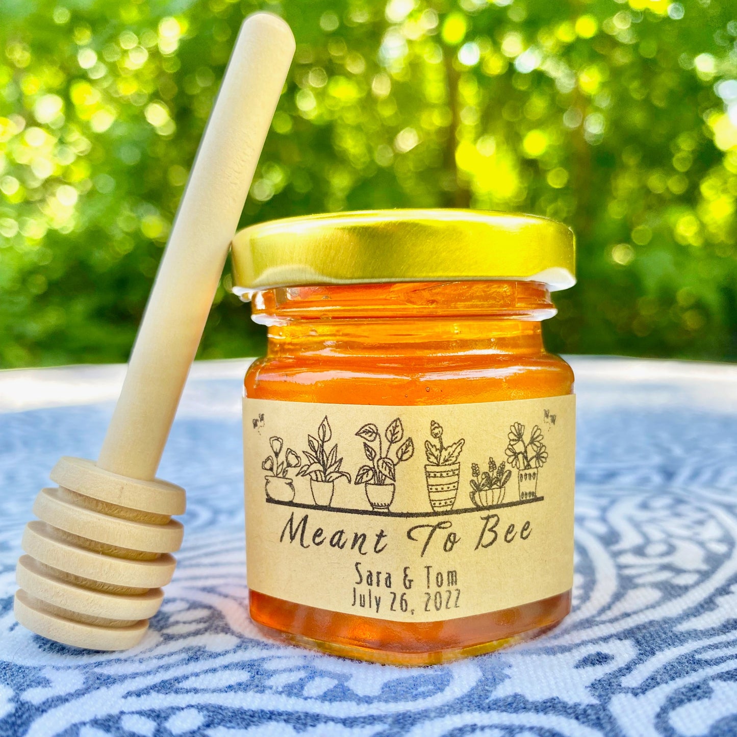 Flower Pot Honey Favor