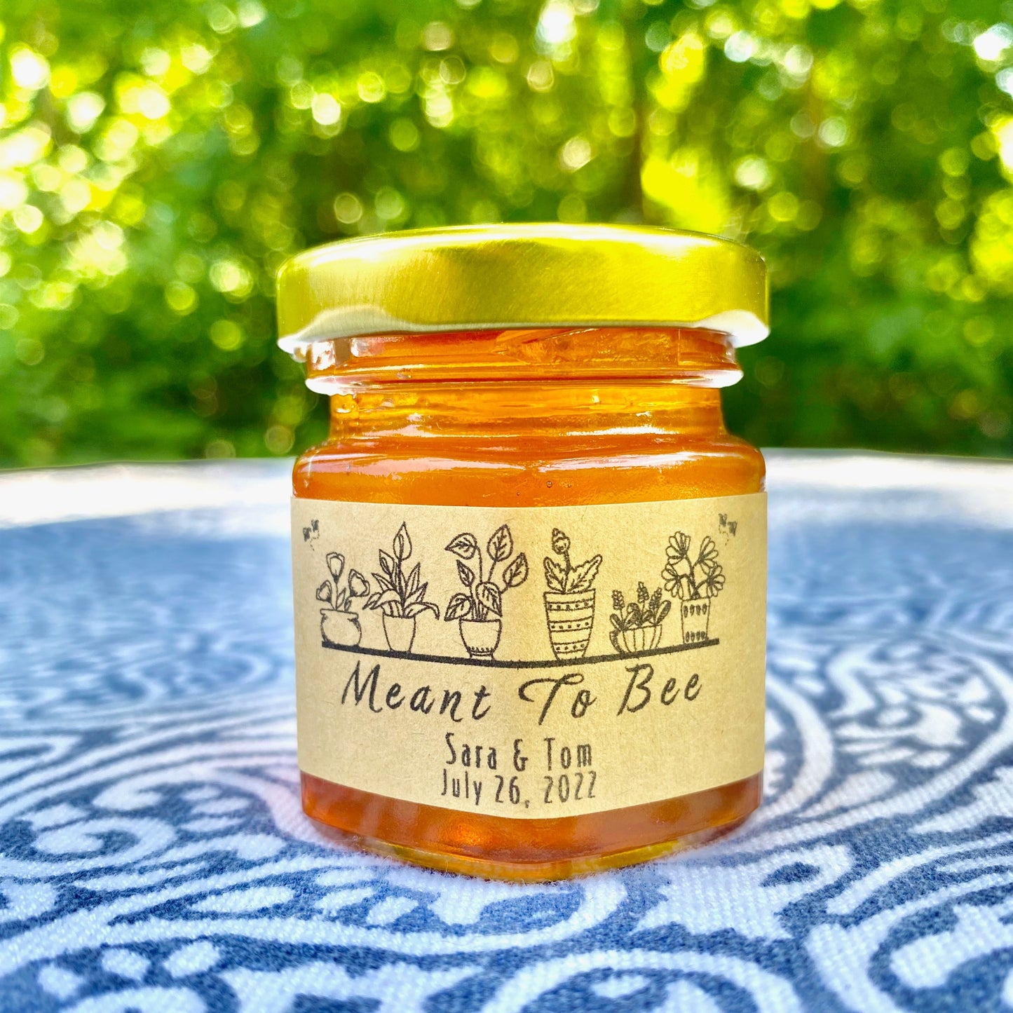 Flower Pot Honey Favor