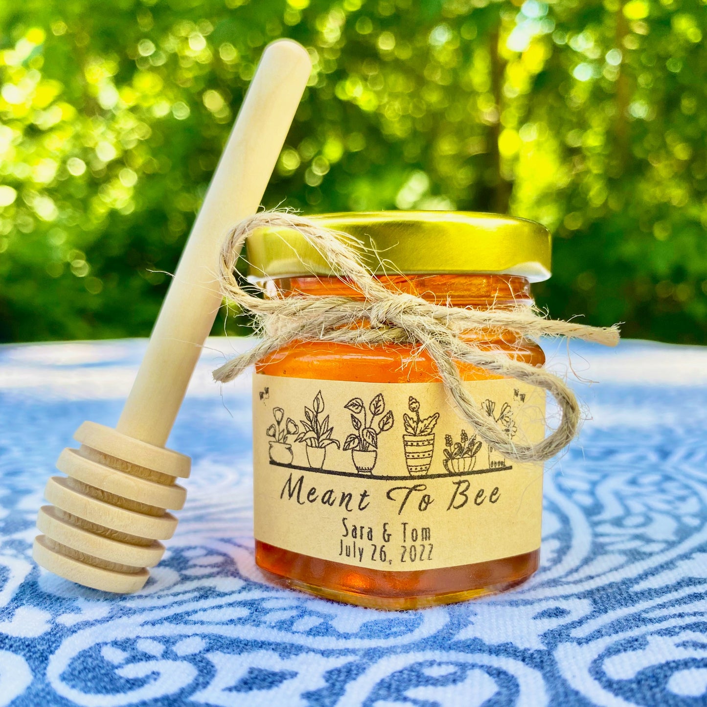 Flower Pot Honey Favor